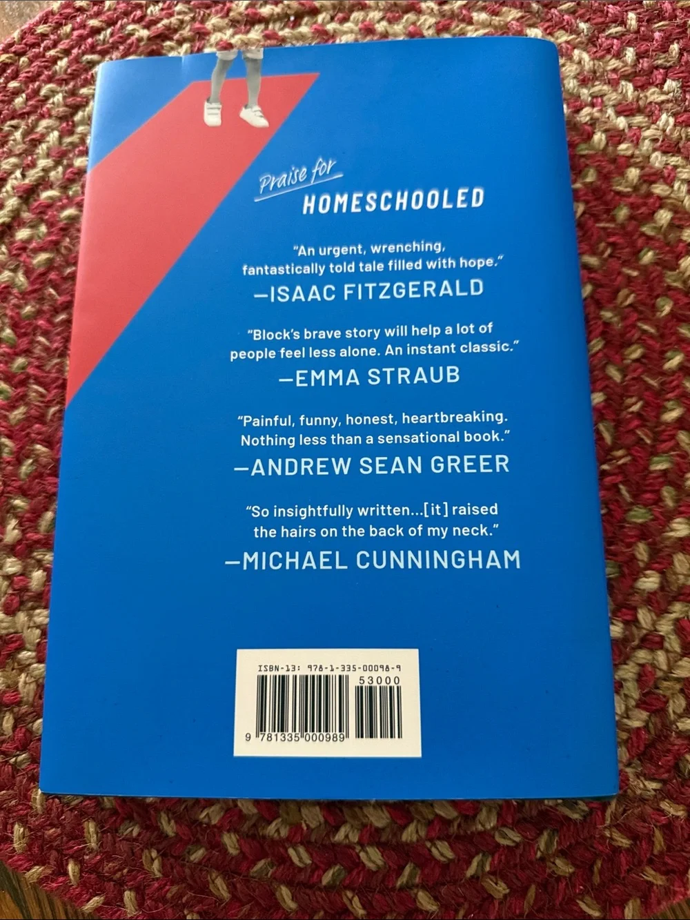 Home Schooled by Stefan Merrill Block - Blue Hardcover Memoir